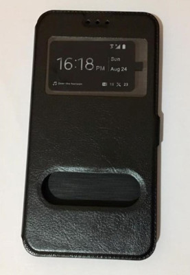 Кожени калъфи Кожени калъфи за Huawei Кожен калъф тефтер стойка и клипс FLEXI DUAL View за HUAWEI P8 Lite ALE-21 черен